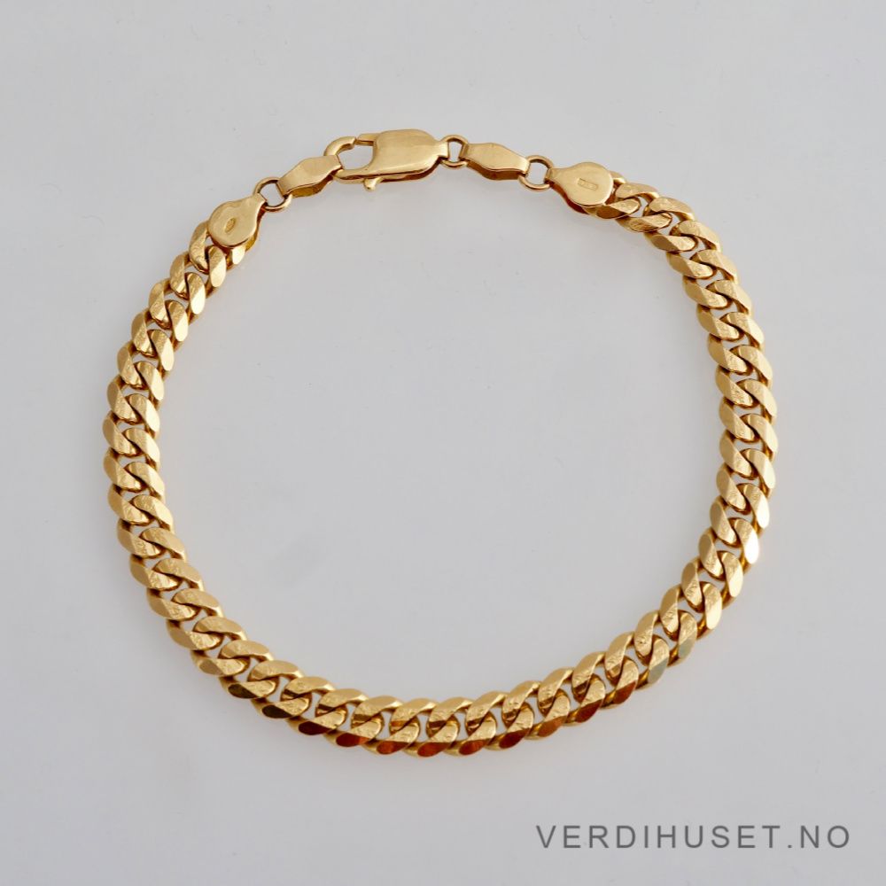 Armbånd i 18 K gull, 