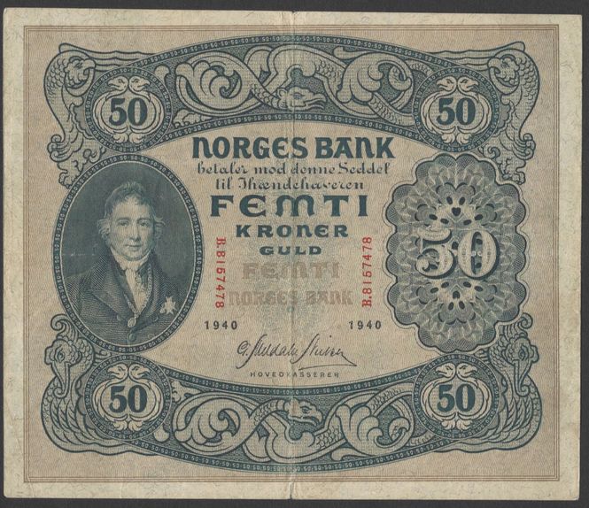Hovedbilde 50 kr 1940 B kv 1 (B.8157478)