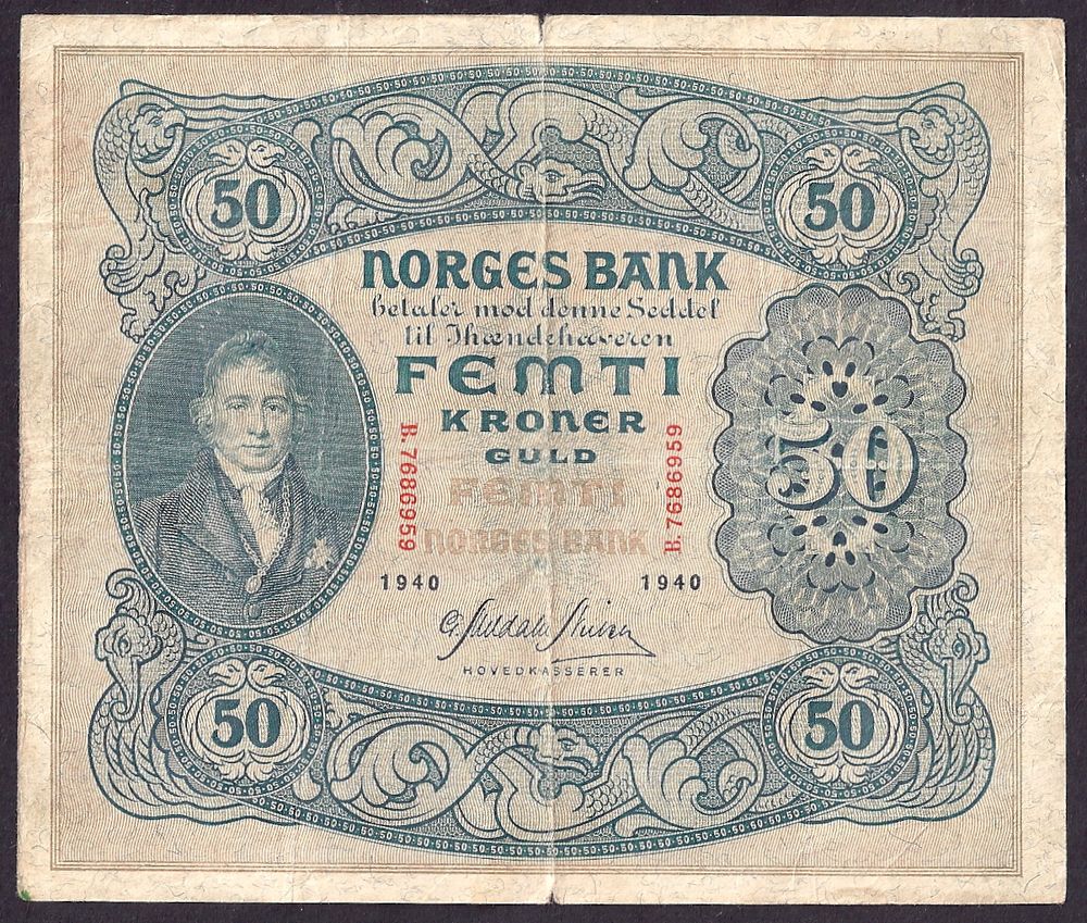 50 kr 1940 B kv 1- (B.7686959)
