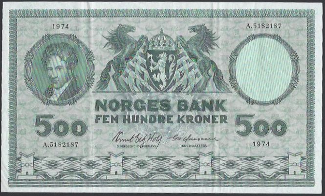 Hovedbilde 500 Kr 1974 A Kv g1 (A.5182187)