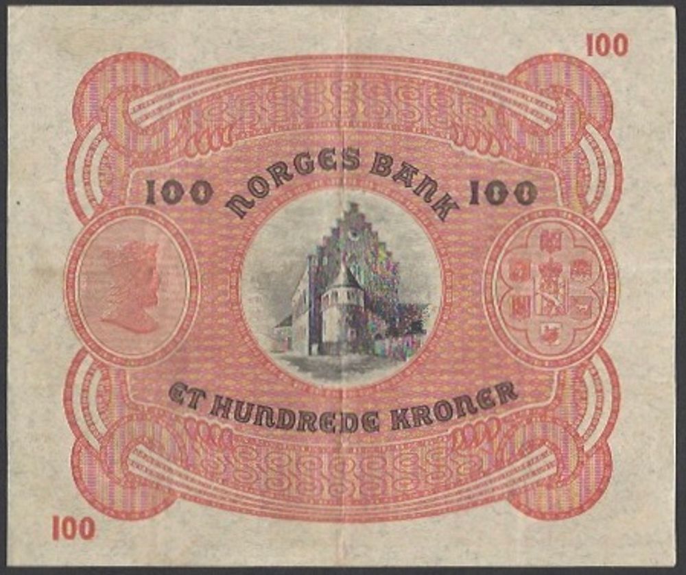 100 kr 1937 B kv 1+ (B.2000505)