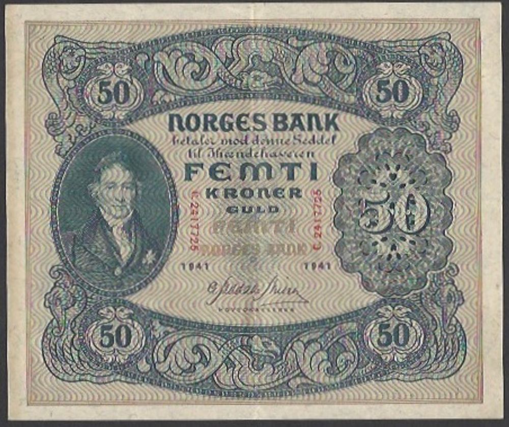 50 kr 1941 C kv 1+ (C.2417725)