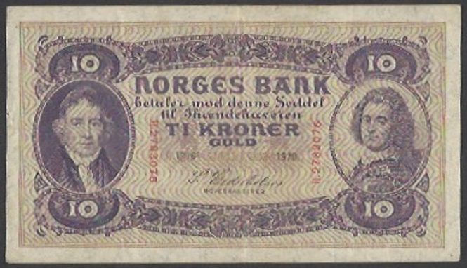 Hovedbilde 10 kr 1919 H Kv 1+ (H.2783076)