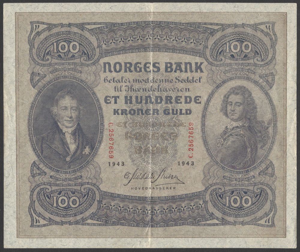 100 kr 1943 C kv 1+ (C2567659) 