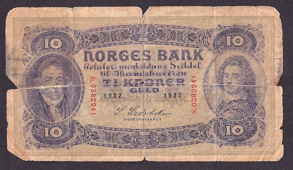 10 kr 1932 s Kv 1-/2