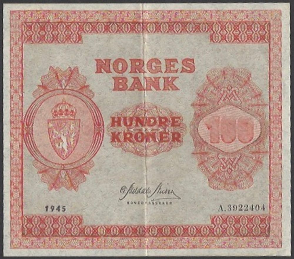100 kr 1945 A Kv g1+ (A.3922404)