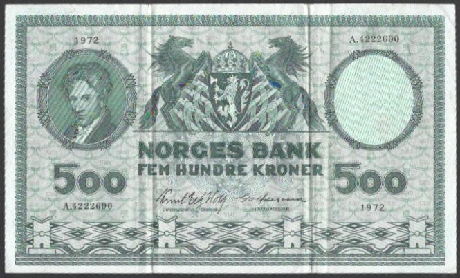 Hovedbilde 500 Kr 1972 A kv gF (A.4222690)