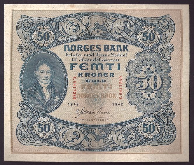 Hovedbilde 50 kr 1942 C Kv 01