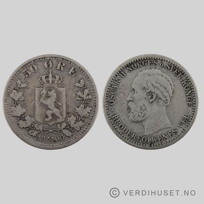 Hovedbilde 50 Øre 1900 Kv 1