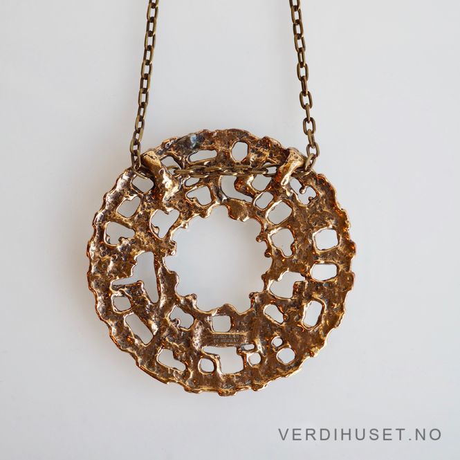 Hovedbilde Stort halssmykke i bronse - Studio Else & Paul