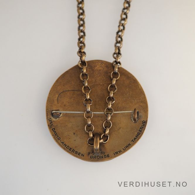 Hovedbilde Brosje/Halssmykke i bronse - Uni D-A