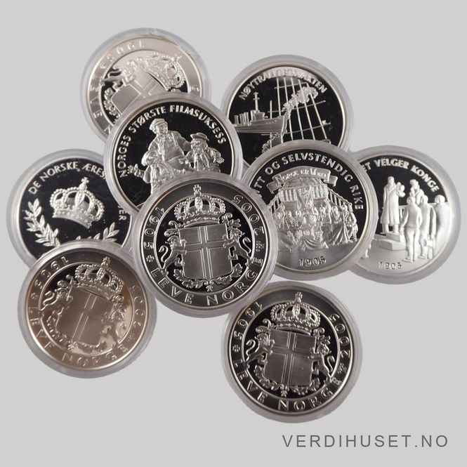 Hovedbilde Medaljer 1 OZ  - fra Samlerhuset (925 /1000) 