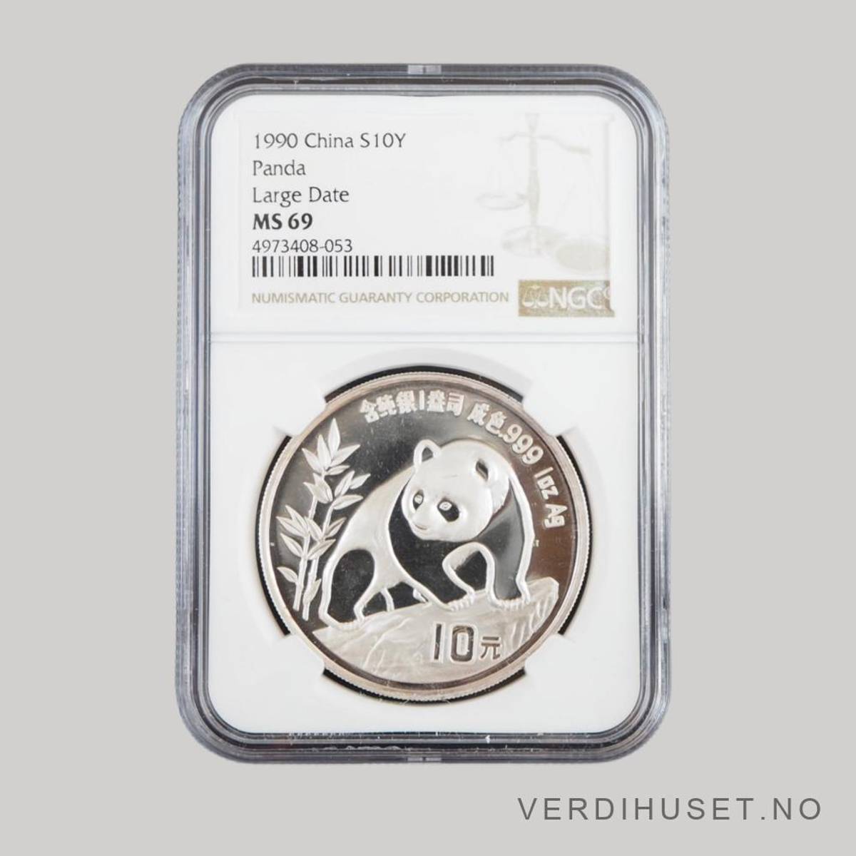 10 Yuan 1990 MS 69 - Panda