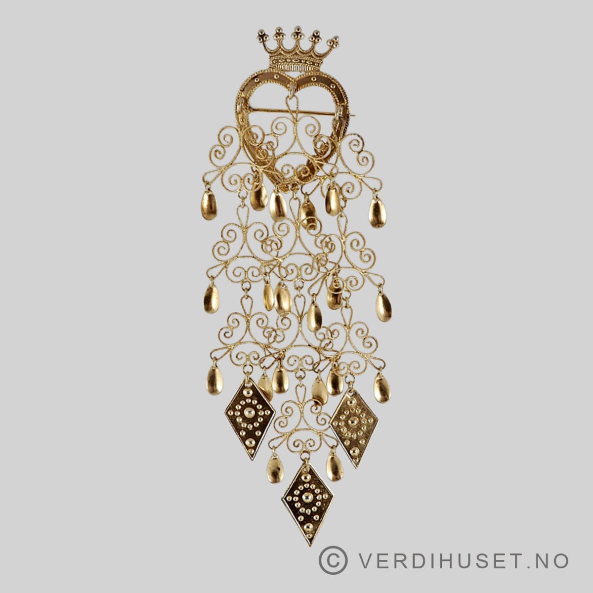 Hjertesølje, forgylt - Marius Hammer