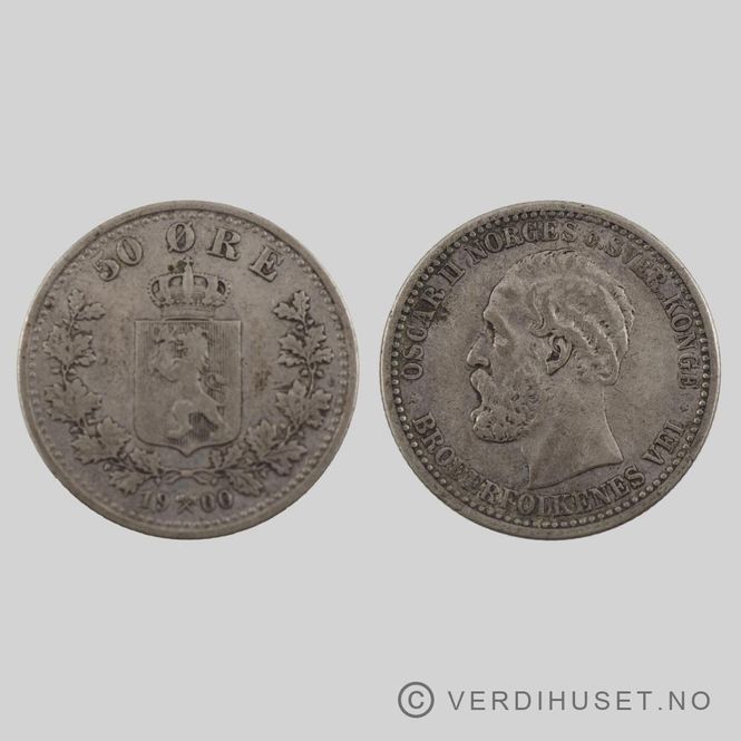 Hovedbilde 50 Øre 1900 Kv 1