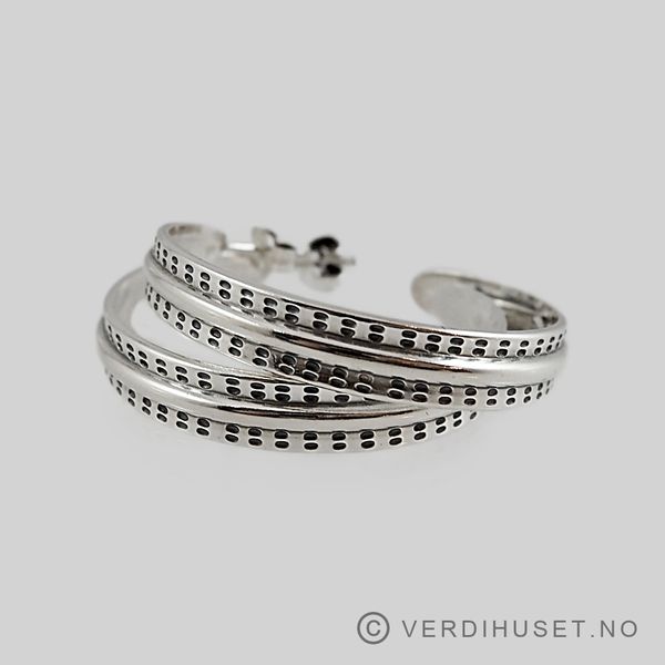 Hovedbilde Øreringer i sølv, 