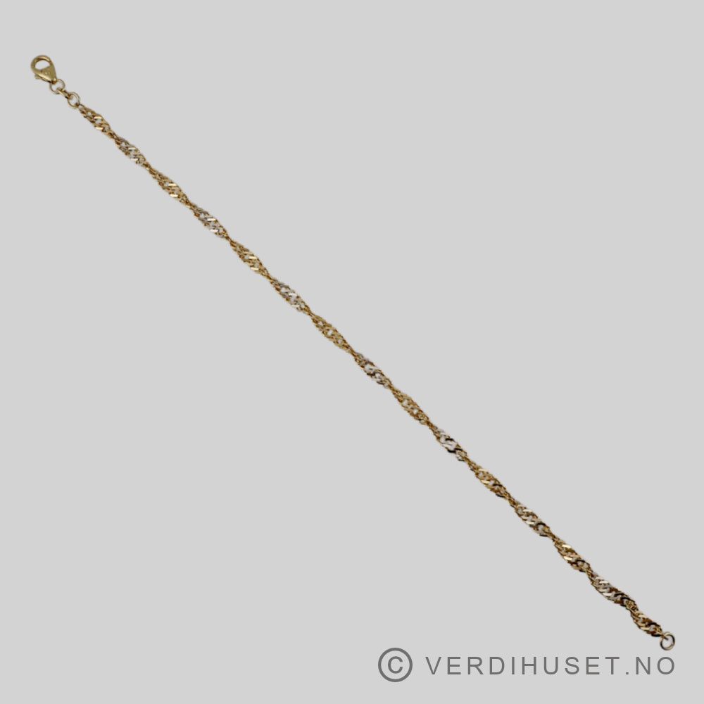 Armbånd i 14 K gull