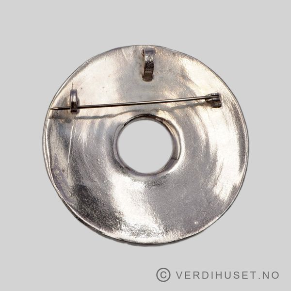 Hovedbilde Brosje/Anheng i sølv 