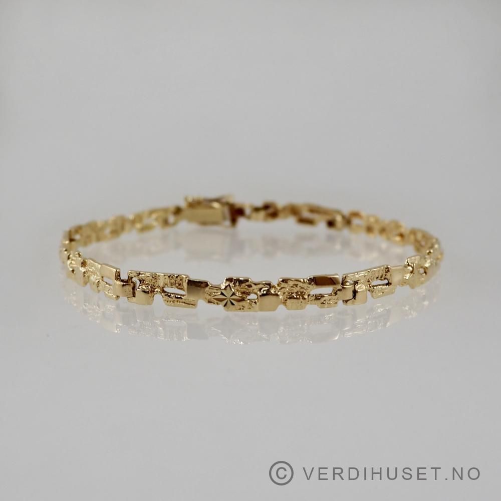 Armbånd i 14 K gull