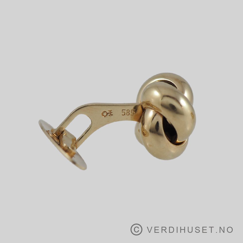 Mansjettknapper i 14 K gull - 