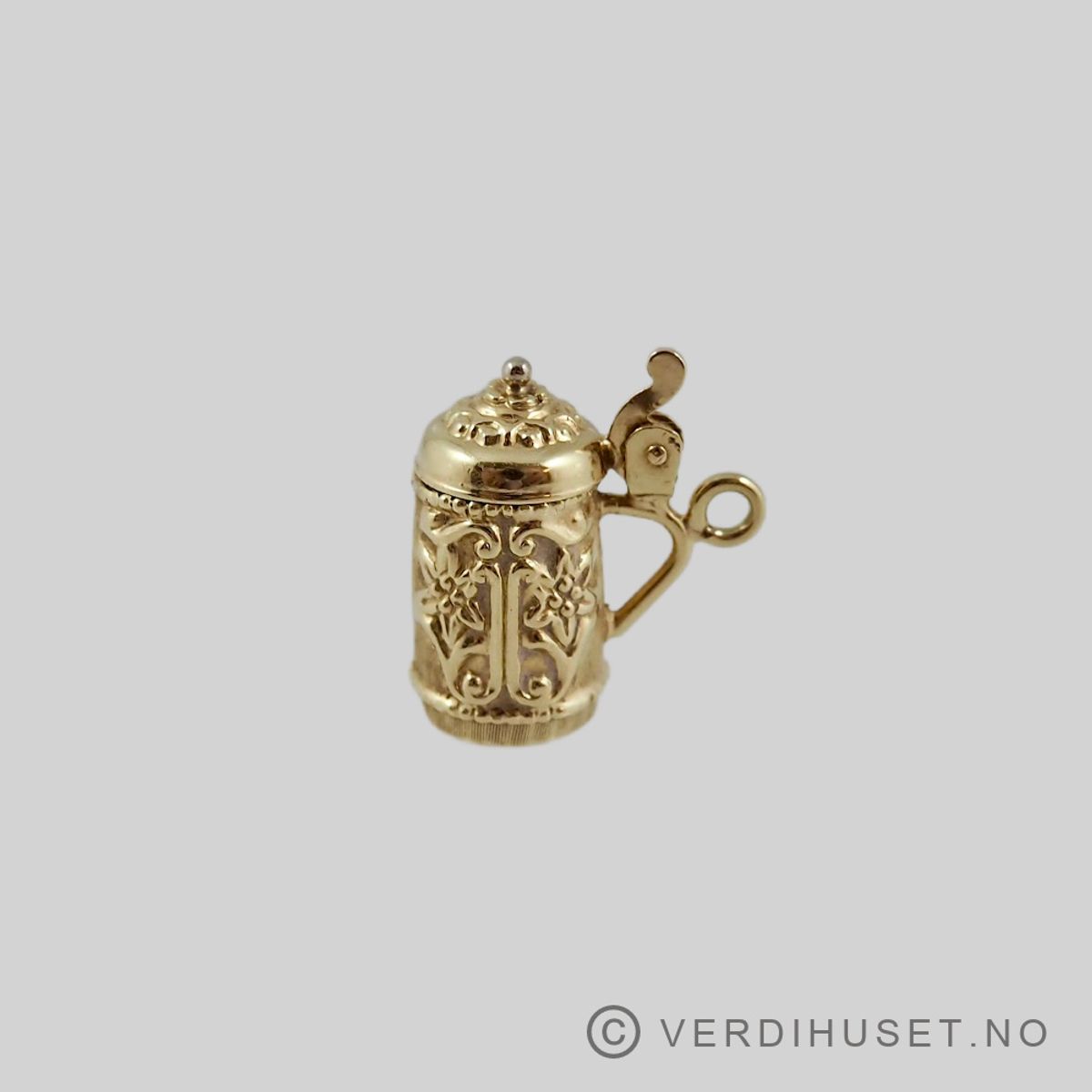 Charm i 14 K gull - Ølkrus