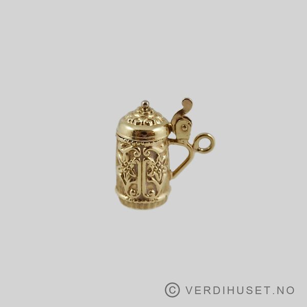 Hovedbilde Charm i 14 K gull - Ølkrus