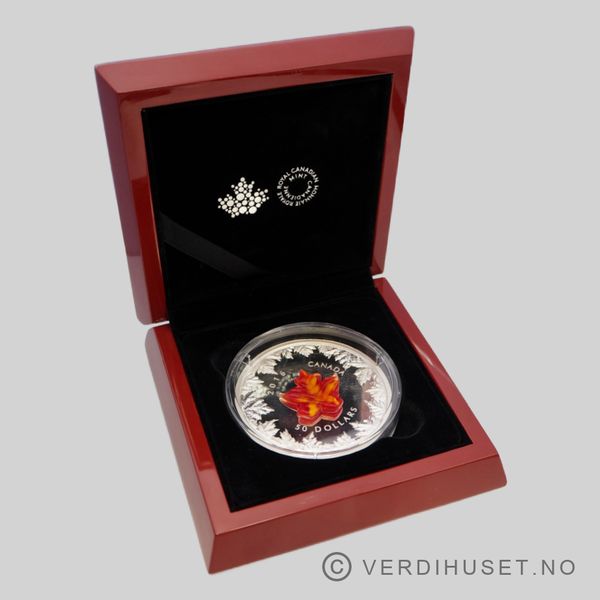 Hovedbilde Murano Maple Leaf i sølv - Canada