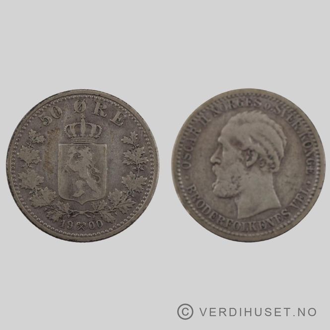Hovedbilde 50 Øre 1900 Kv 1
