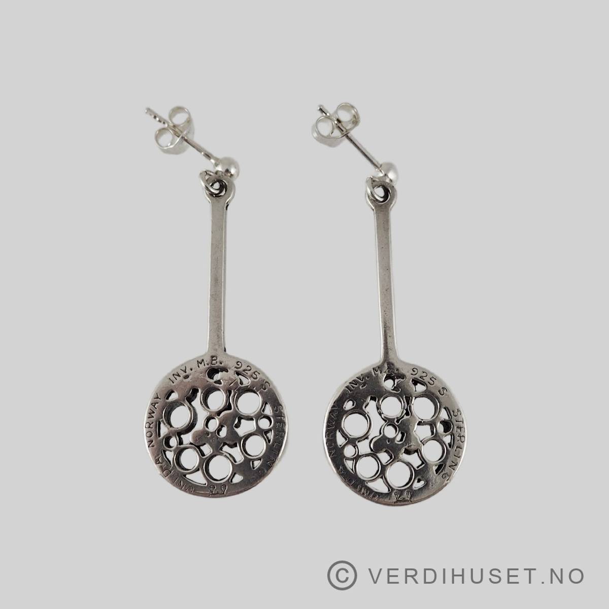 Ørepynt i sølv - Uni D-A