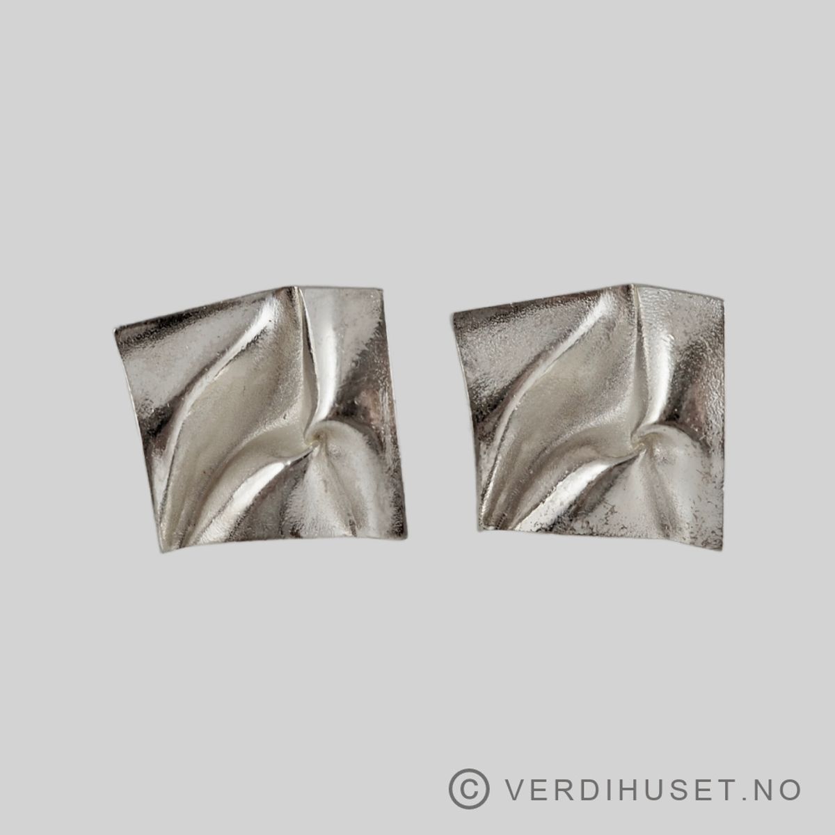 Kraftige mansjettknapper i sølv - Lapponia