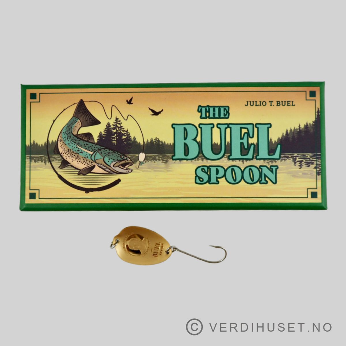 Fiskekrok i 14 K gull - 