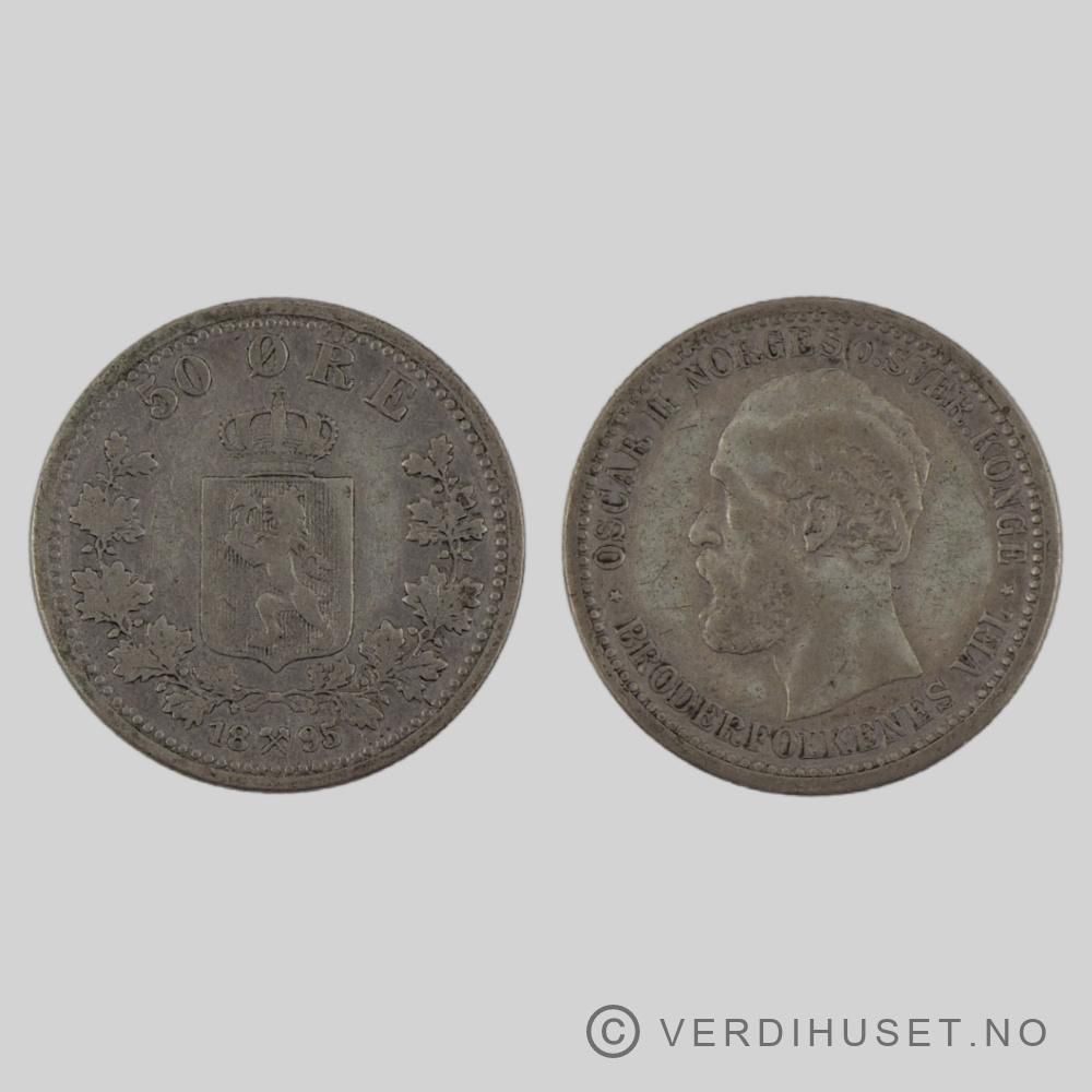 50 Øre 1895 Kv 1