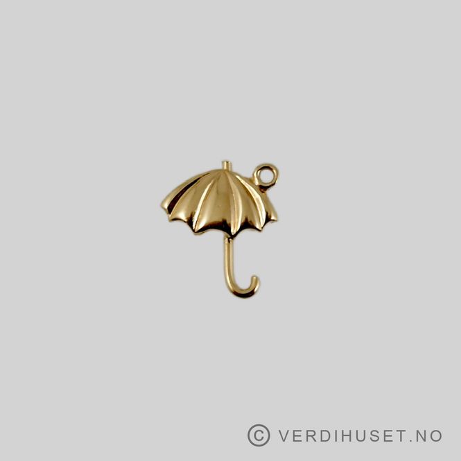 Hovedbilde Charm i 14 K gull - Paraply