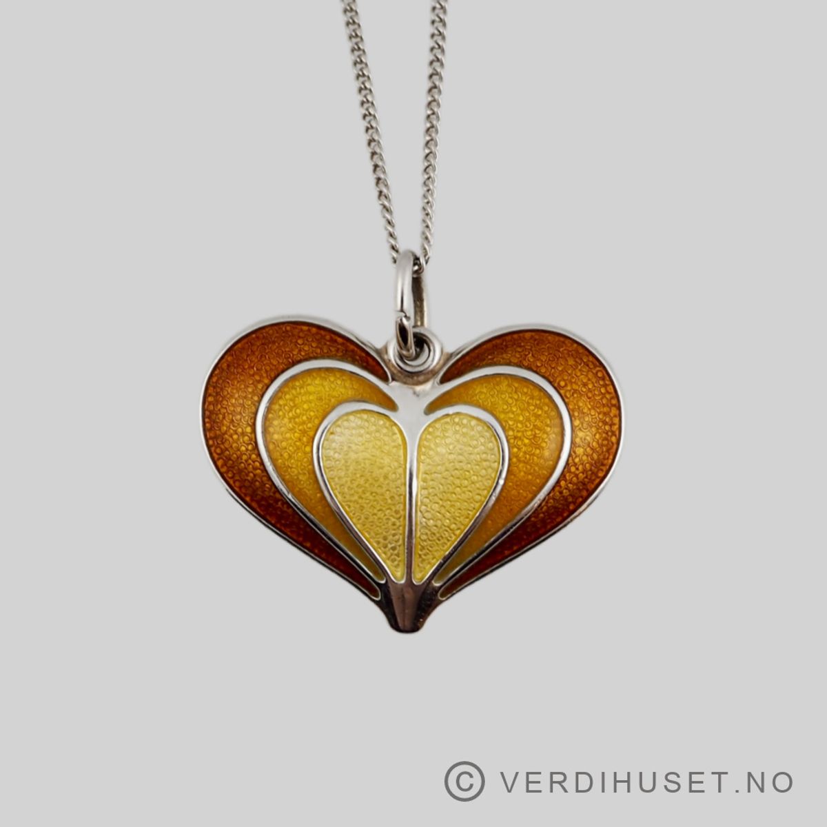 Anheng i sølv med emalje - Toril Bjorg, D-A