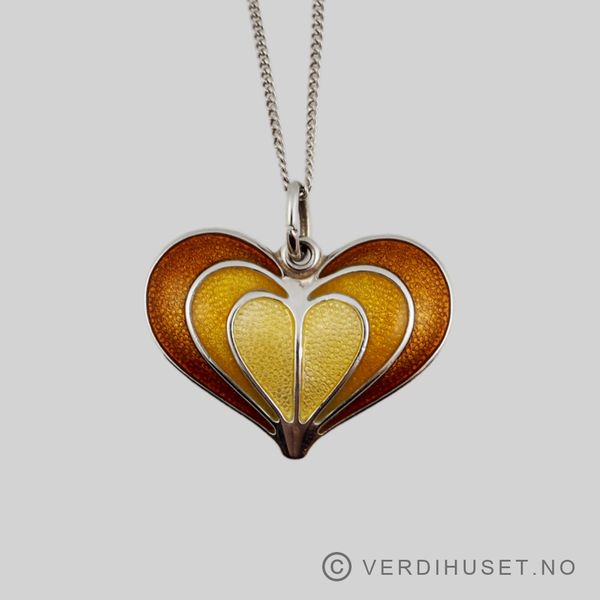 Hovedbilde Anheng i sølv med emalje - Toril Bjorg, D-A