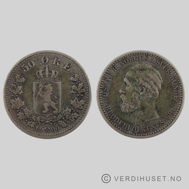 Hovedbilde 50 Øre 1900 Kv 1