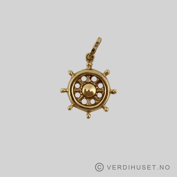 Hovedbilde Charm i 14 K gull - Skipsratt