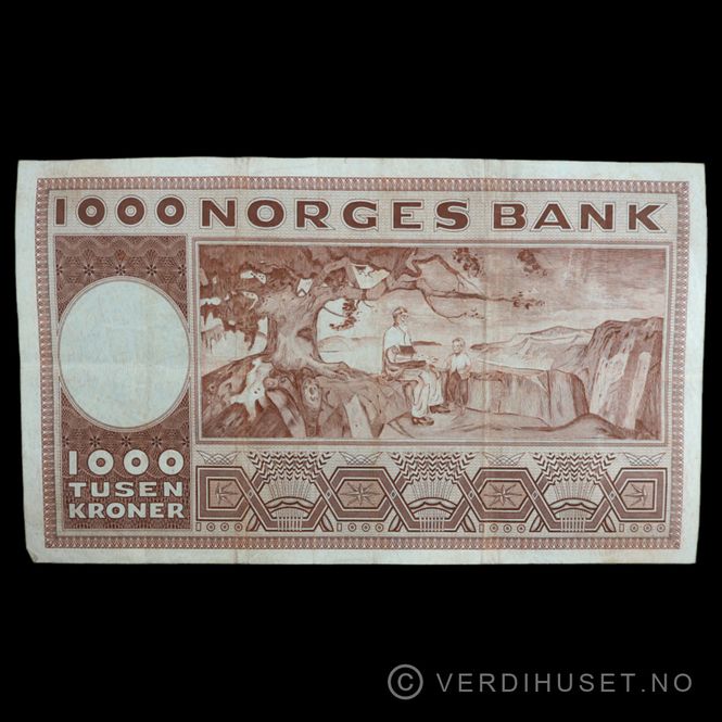 Hovedbilde 1000 Kr 1962 A Kv s1  (A.1865454)