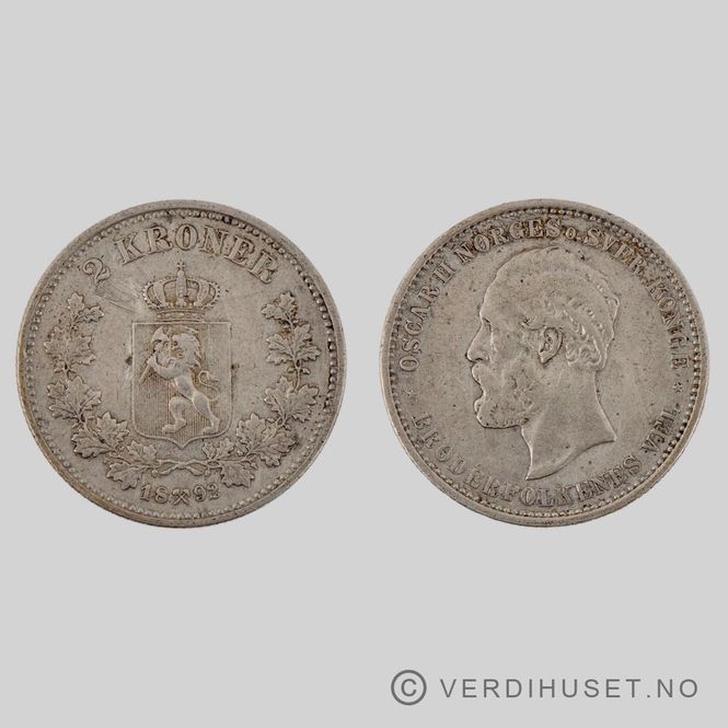 Hovedbilde 2 Kr 1892 Kv g1