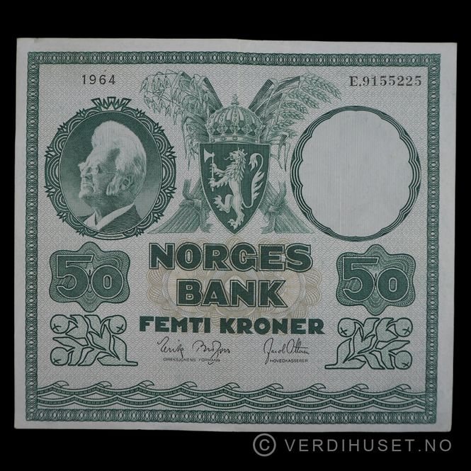 Hovedbilde 50 kr 1964 E Kv g 1 (E.9155225)