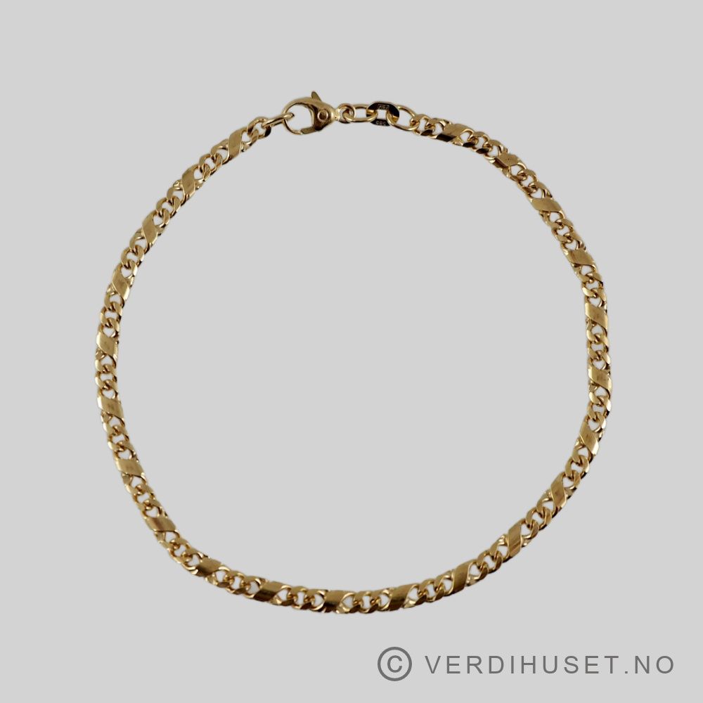 Armbånd i 14 K gull