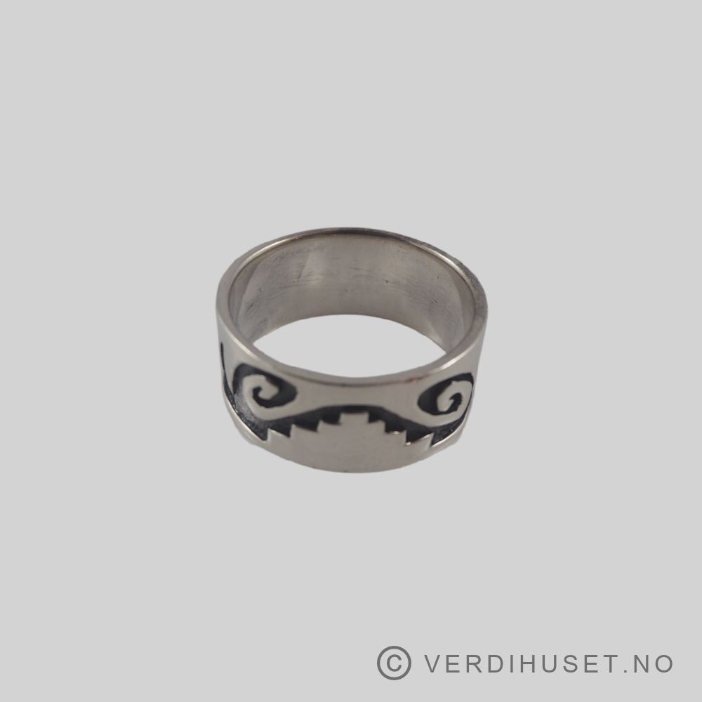 Herre-ring i sølv